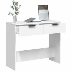vidaXL Mesas-Mesa consola de madera contrachapada 90x36x75 cm