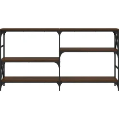 vidaXL Mesa consola madera de ingeniería marrón roble 150x29x76,5 cm Marr&oacute;n roble Hot