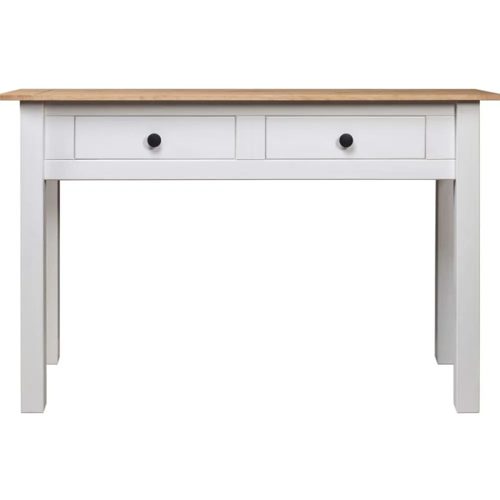 vidaXL Mesas-Mesa consola madera maciza pino Panamá 110x40x72cm