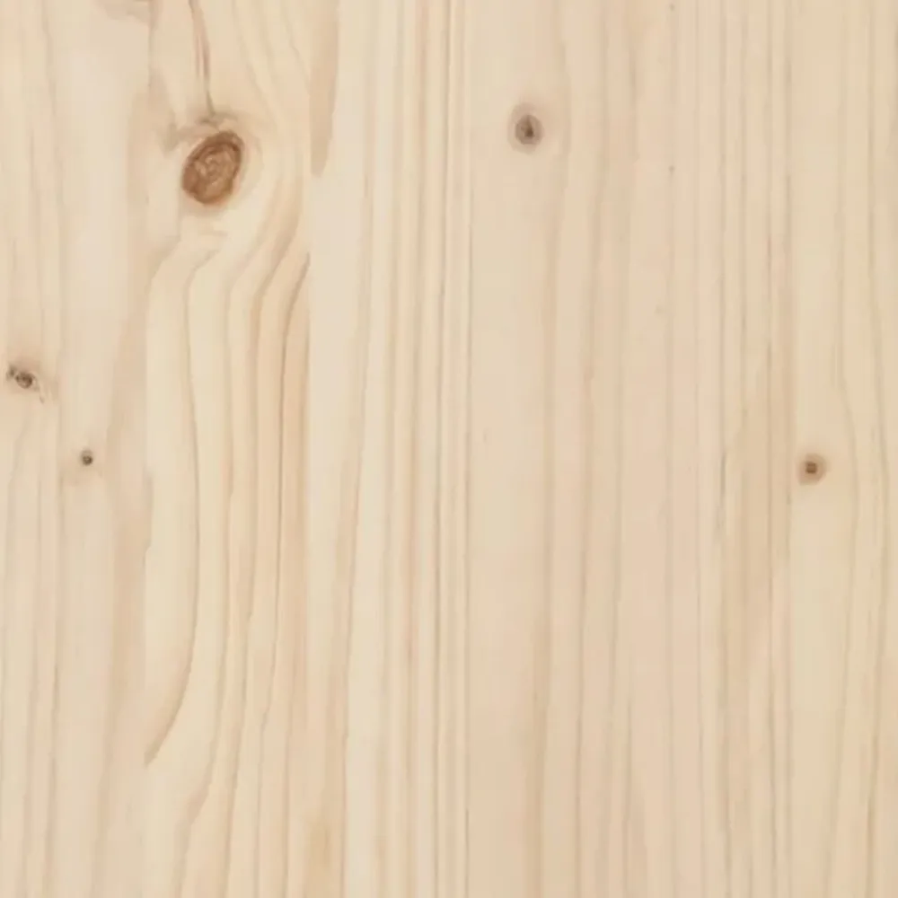 vidaXL Mesa consola madera maciza de pino 75x35x75 cm Natural