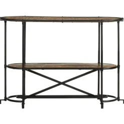 vidaXL Mesa consola madera maciza reciclada 110x42x76 cm Best