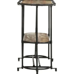 vidaXL Mesa consola madera maciza reciclada 110x42x76 cm Best
