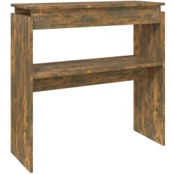vidaXL Mesas-Mesa consola madera contrachapada 80x30x80 cm