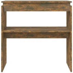 vidaXL Mesas-Mesa consola madera contrachapada 80x30x80 cm