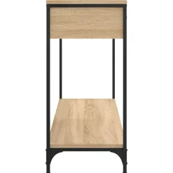 vidaXL Mesa consola madera de ingeniería 100x34,5x75 cm Roble Sonoma Sale