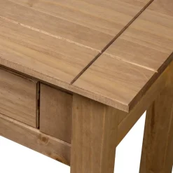 vidaXL Mesa consola madera maciza pino Panamá Range 110x40x72 cm Marr&oacute;n New