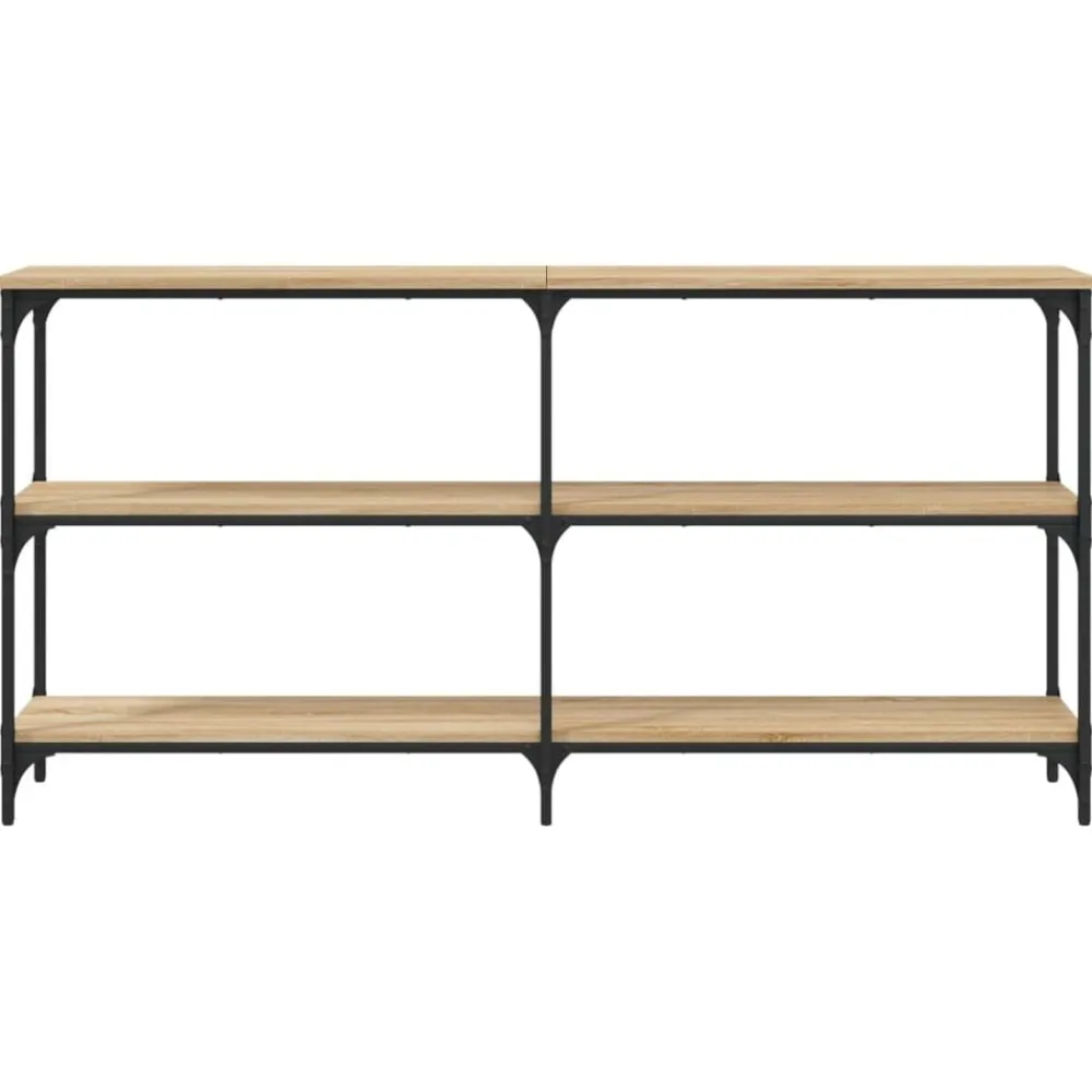 vidaXL Mesas-Mesa consola madera de ingeniería 150x29x75 cm
