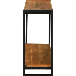 vidaXL Mesa Consola Marrón 120 x 33 x 75 cm Madera de Acacia Sólida Clearance