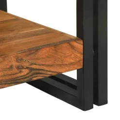 vidaXL Mesa Consola Marrón 120 x 33 x 75 cm Madera de Acacia Sólida Clearance