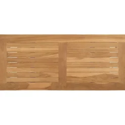 vidaXL Mesa Consola Marrón 85 x 35 x 75 cm Madera de teca maciza Discount