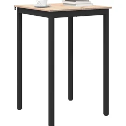 vidaXL Mesa de Bar 70 x 70 x 105 cm Madera de pino macizo Natural Discount