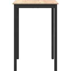 vidaXL Mesa de Bar 70 x 70 x 105 cm Madera de pino macizo Natural Discount