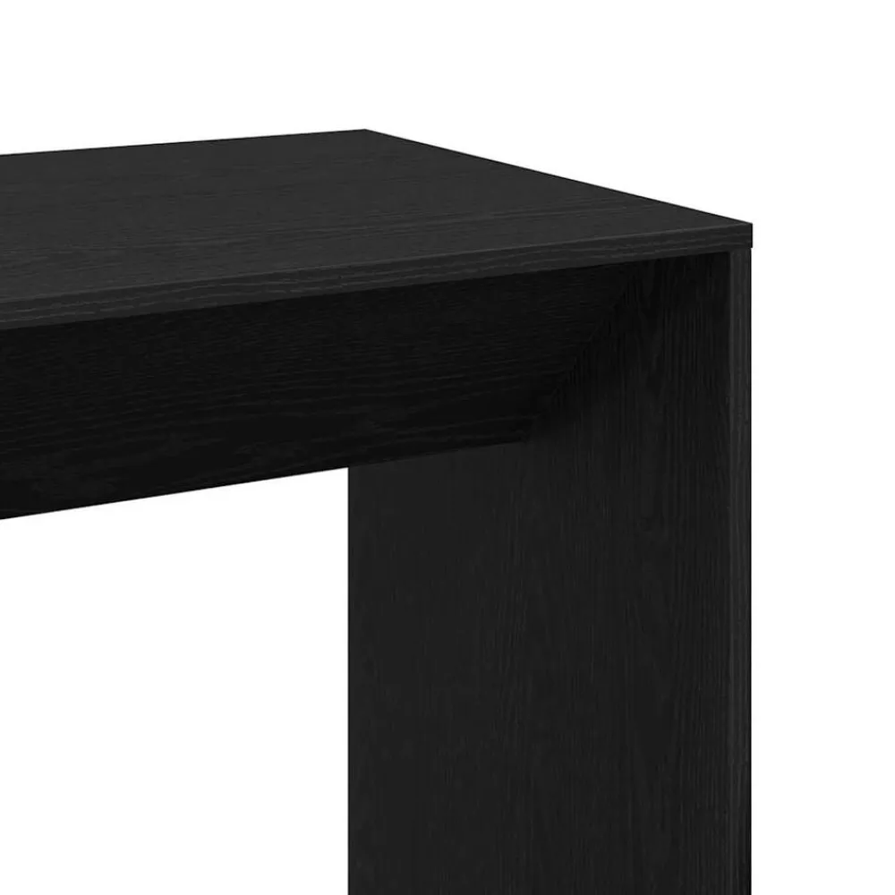 vidaXL Mesa de Bar 51 x 50 x 103,5 cm Madera de ingeniería Roble negro Sale