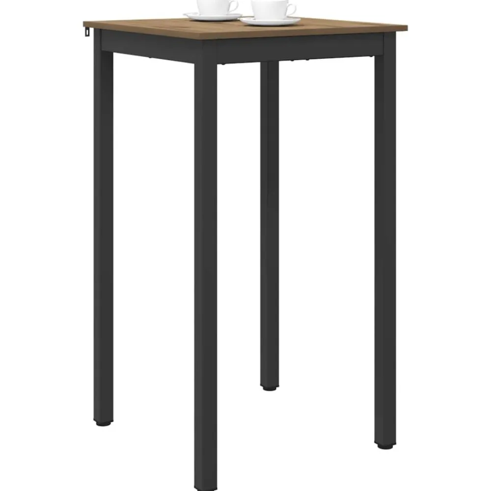 vidaXL Mesas-Mesa de barra de pie Madera de ingeniería