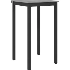 vidaXL Mesa de barra de pie Madera de ingeniería Gris sonoma New