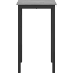 vidaXL Mesa de barra de pie Madera de ingeniería Gris sonoma New