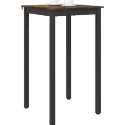 vidaXL Mesas-Mesa de barra de pie Madera de ingeniería