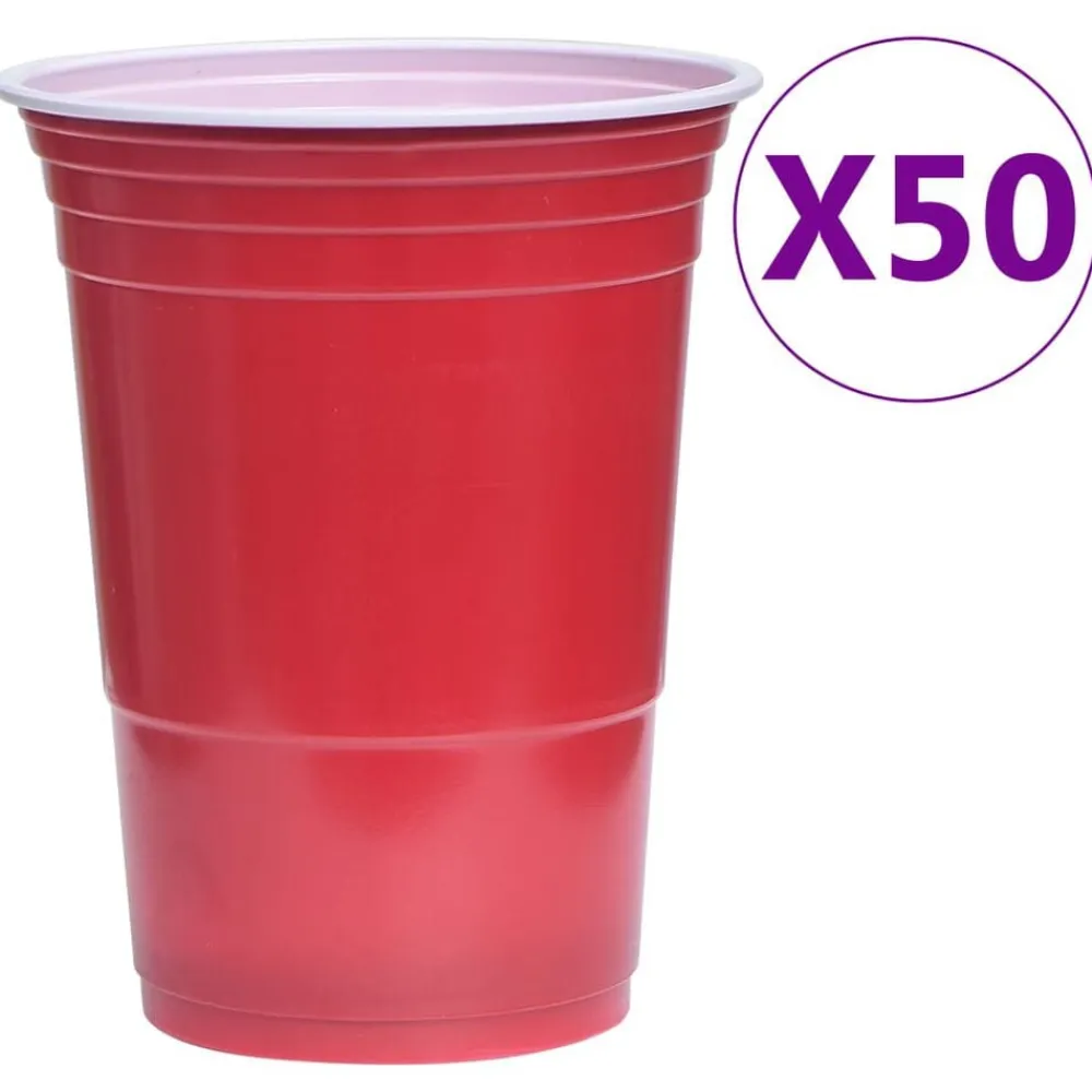vidaXL Mesa de beer pong plegable con tazas y bolas de 240 cm