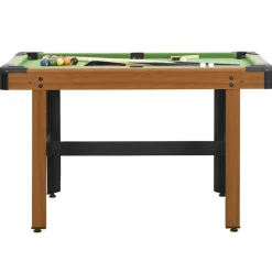 vidaXL Mesa de billar de 4 pies marrón 122x61x76 cm Clearance