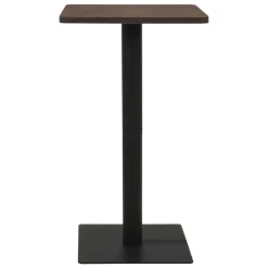 vidaXL Mesa de bistró 50x50x107 cm Ceniza oscuro Sale