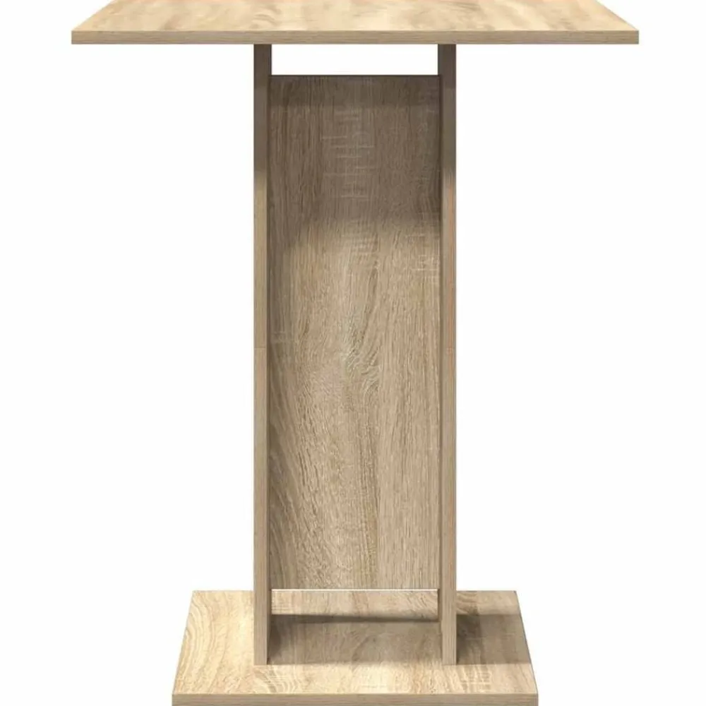 vidaXL Mesa de bistró contrachapada color 60x60x75 cm Roble Sonoma Best