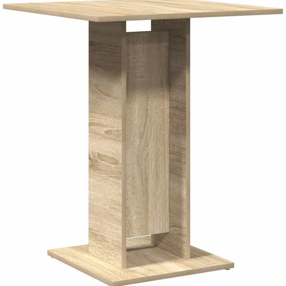 vidaXL Mesa de bistró contrachapada color 60x60x75 cm Roble Sonoma Best