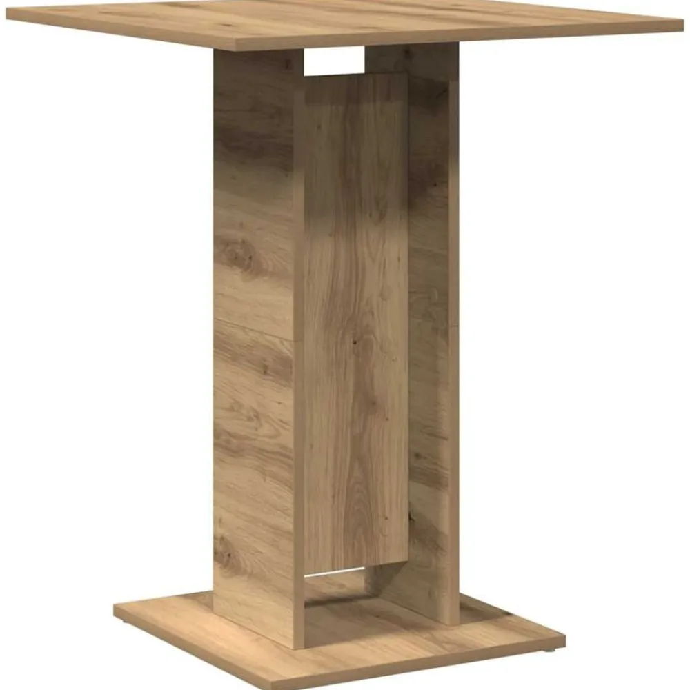 vidaXL Mesas-Mesa de bistró madera de ingeniería 60x60x75 cm