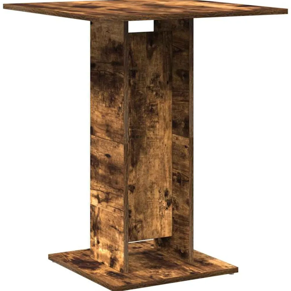 vidaXL Mesas-Mesa de bistró madera contrachapada 60x60x75 cm