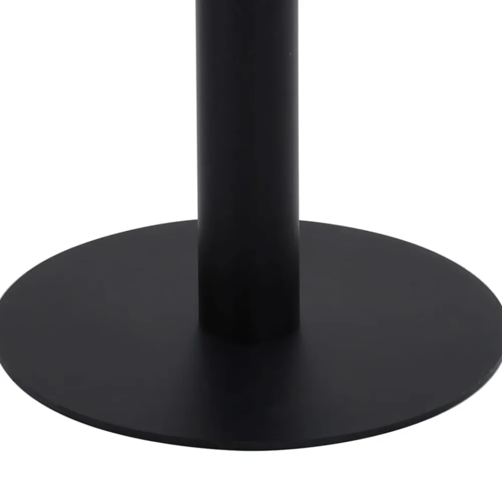 vidaXL Mesa de bistró MDF marrón claro 50x50 cm marrón claro y negro