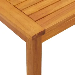 vidaXL Mesa de Café Aceite Natural Madera de Acacia Sólida Sale