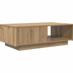 vidaXL Mesa de Café con cajón Roble artesanal 95 x 55 x 31 cm Roble artisan Clearance