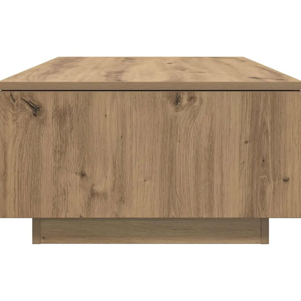 vidaXL Mesa de Café con cajón Roble artesanal 95 x 55 x 31 cm Roble artisan Clearance