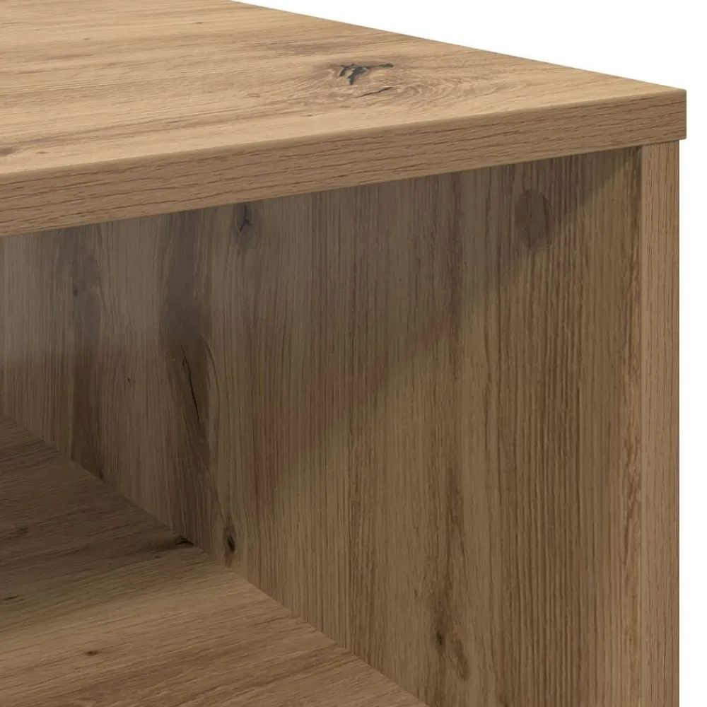 vidaXL Mesa de Café con cajón Roble artesanal 95 x 55 x 31 cm Roble artisan Clearance