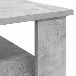 vidaXL Mesa de Café Gris Concreto 90 x 50 x 40 cm Madera de ingeniería Gris hormig&oacute;n Best