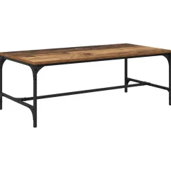 vidaXL Mesa de Café 100 x 50 x 35 cm Madera envejecida Outlet