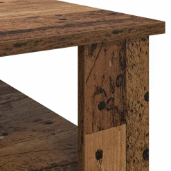 vidaXL Mesas-Mesa de Café Madera vieja 90 x 50 x 40 cm Madera de ingeniería