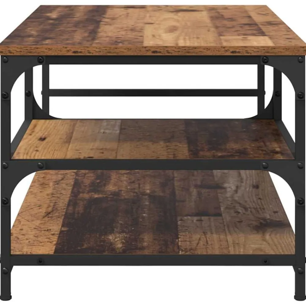 vidaXL Mesas-Mesa de Café 90 x 49 x 40 cm Madera contrachapada
