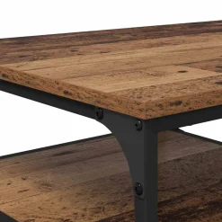 vidaXL Mesas-Mesa de Café 90 x 49 x 40 cm Madera contrachapada