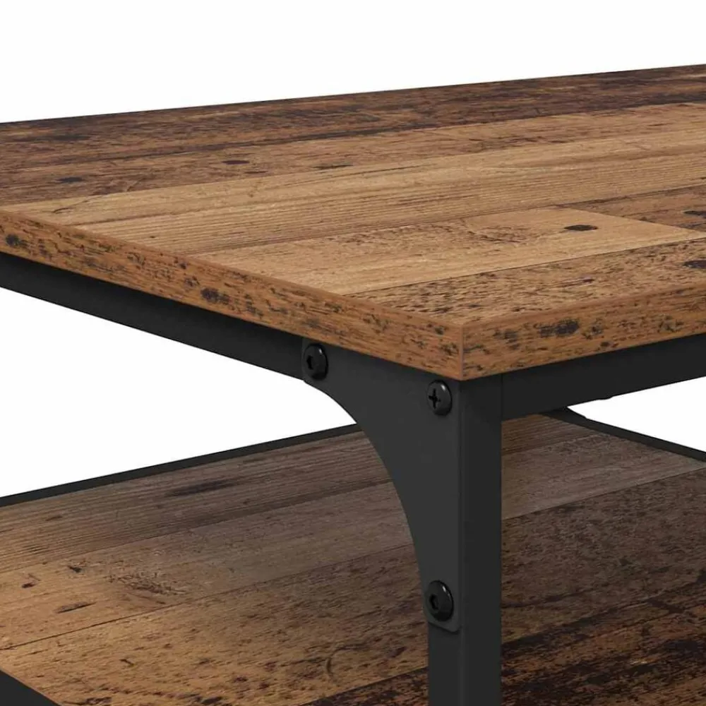 vidaXL Mesas-Mesa de Café 90 x 49 x 40 cm Madera contrachapada
