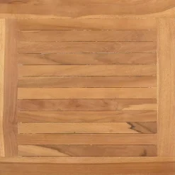vidaXL Muebles De Jardín-Mesa de Café Marrón 45 x 45 x 36 cm Madera de teca maciza