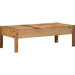 vidaXL Mesas-Mesa de Café Marrón 110 x 54 x 35 cm Madera sólida recuperada