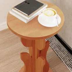 vidaXL Mesas-Mesa de Café Marrón cera 39,5 x 39,5 x 53,5 cm