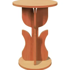 vidaXL Mesas-Mesa de Café Marrón cera 39,5 x 39,5 x 53,5 cm