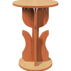vidaXL Mesas-Mesa de Café Marrón cera 39,5 x 39,5 x 53,5 cm