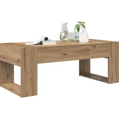 vidaXL Mesas-Mesa de Café Roble artesanal 110 x 50 x 41 cm