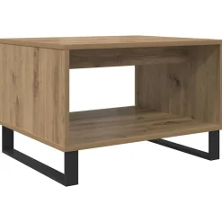 vidaXL Mesas-Mesa de Café 60 x 50 x 40 cm Madera contrachapada