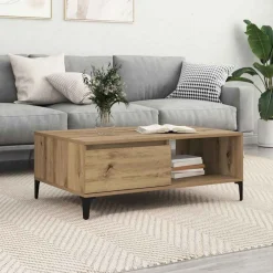 vidaXL Mesas-Mesa de Café 90 x 60 x 35 cm Madera contrachapada