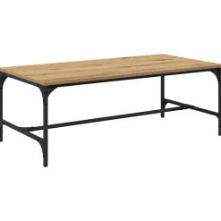 vidaXL Mesa de Café Roble artesanal 100 x 50 x 35 cm Roble artisan Outlet
