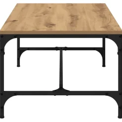 vidaXL Mesa de Café Roble artesanal 100 x 50 x 35 cm Roble artisan Outlet