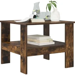 vidaXL Mesas-Mesa de Café 57 x 55 x 45 cm Madera de ingeniería